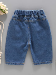 Boys Denim Jeans Cropped Pants Casual Spring Autumn Winter Kids Clothes