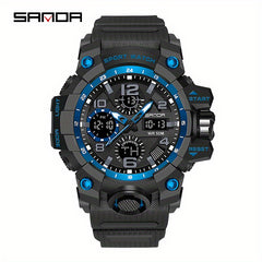 Waterproof Digital LED Outdoor Military Men's Watch
