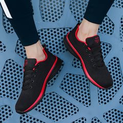 Men's Lightweight Breathable Running Shoes Soft Sole Sneakers