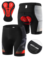 Men's Compression Cycling Shorts - 3D Gel Padded