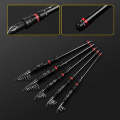 Carbon Telescopic Rock Fishing Rod Ultra Light Carp Fishing Rod