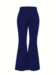 High Waist Flared Leg Pants for Women