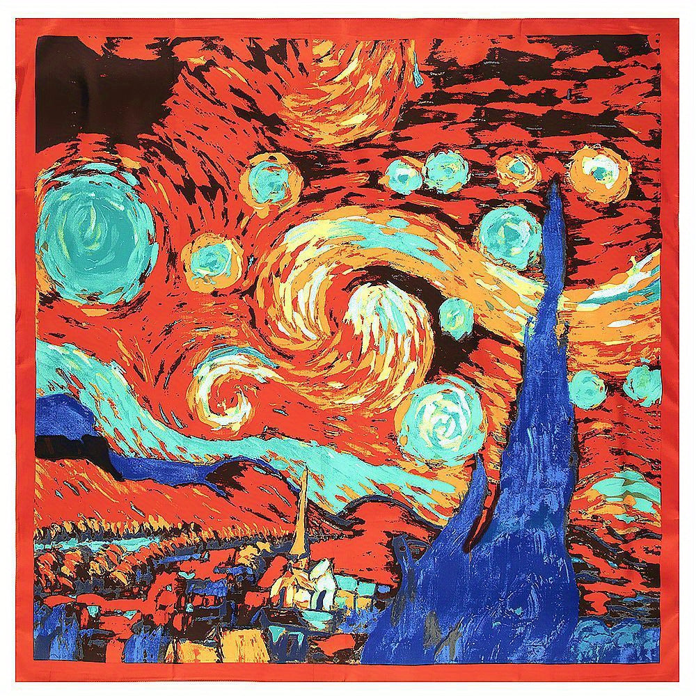 THE STARRY NIGHT Silk Tube Top Bandana