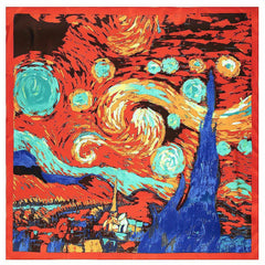 THE STARRY NIGHT Silk Tube Top Bandana