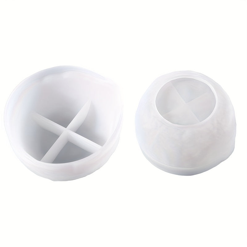 Storage Silicone Mold Rolling Tray Molds Epoxy Resin Casting Irregular Bowl Mold