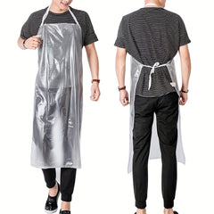 Waterproof PVC Apron Adult Pocket Apron Kitchen Supplies