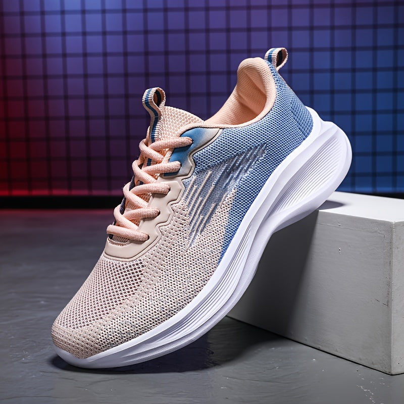 Women's Mesh Tennis Sports Shoes Lightweight Breathable Non-Slip Walking Shoes