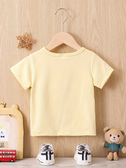Baby Boys Casual T shirt Lightweight Comfy Short Sleeve Tops