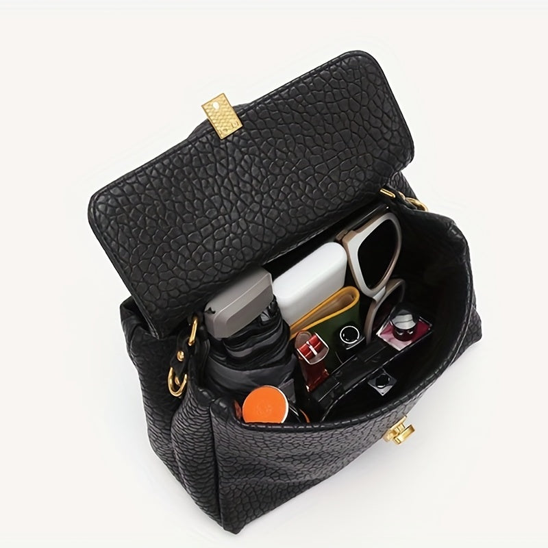 Minimalist Square Bag Crossbody Faux Leather Handbag