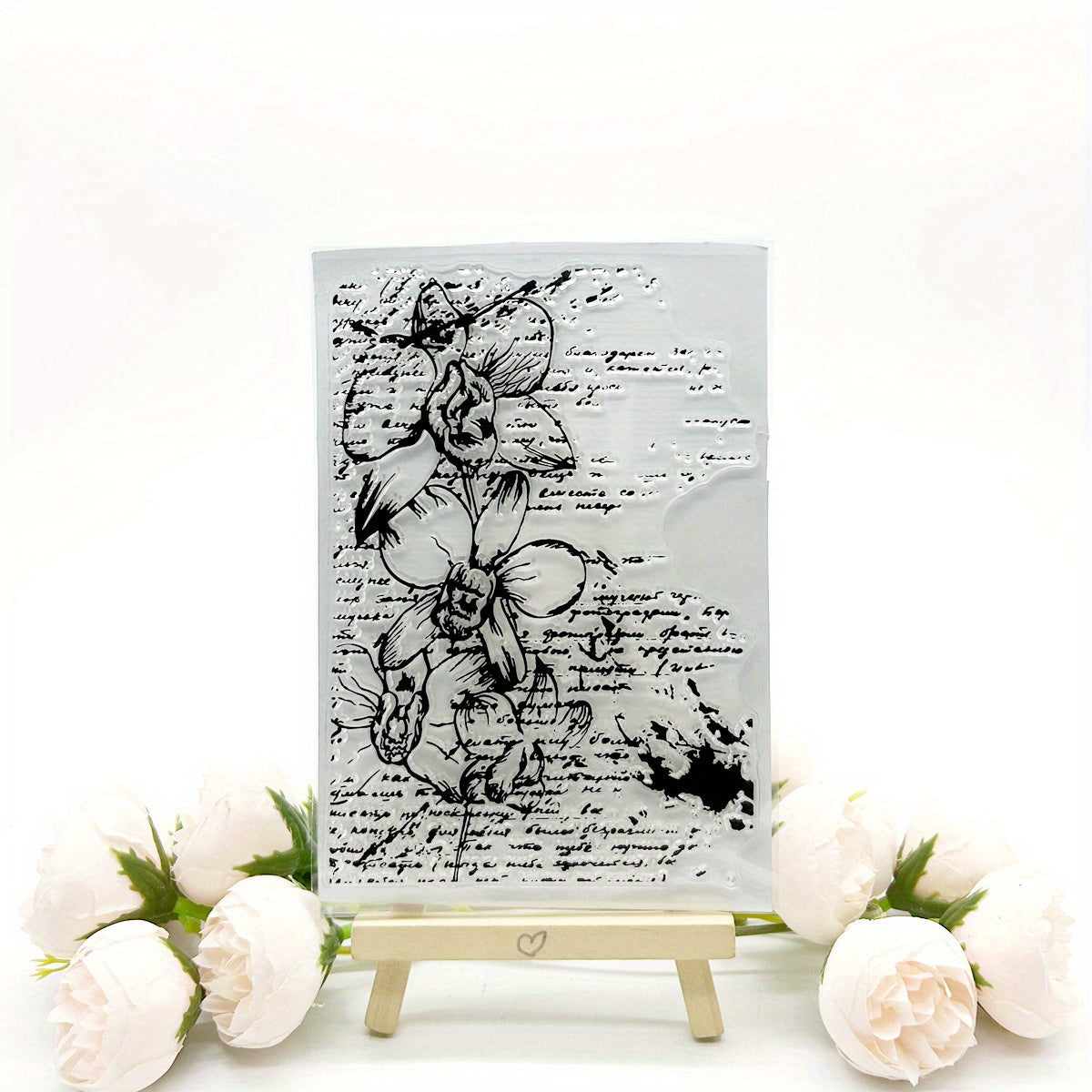 Flower Stamp Painting Tool DIY Scrapbook Decoration Silicone Stamps
