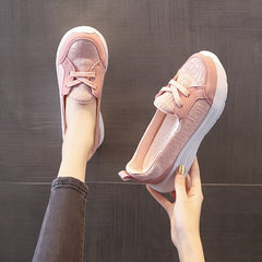 Women's Non Slip Casual Walking Shoes Lightweight Slip on Outdoor Flats