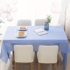 Disposable Plastic Tablecloth for Parties - Convenient and Durable