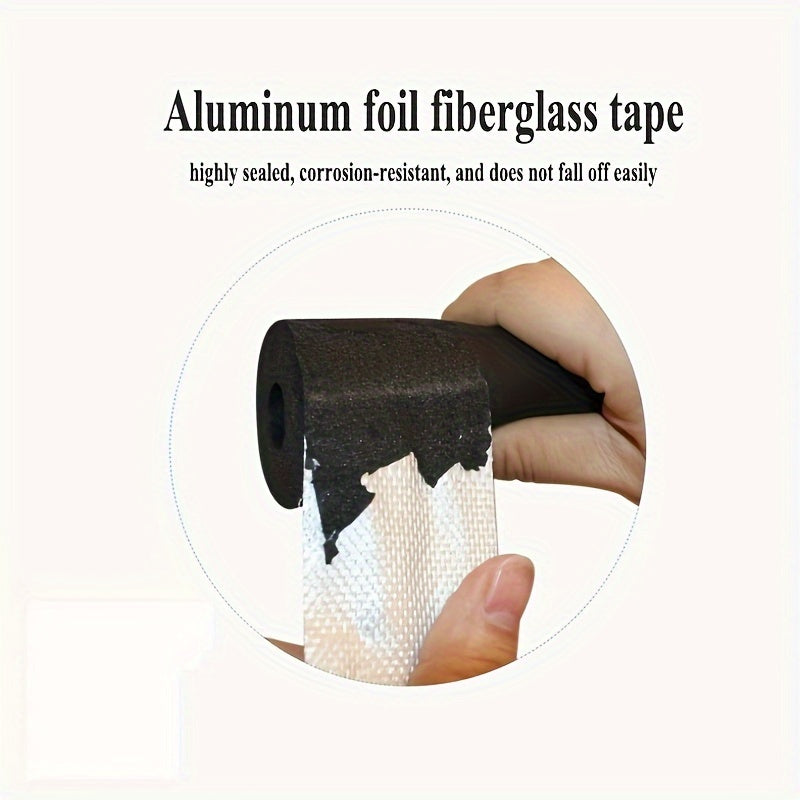 High Temp Aluminum Foil Tape Self Adhesive Glass Fiber Cloth Tape