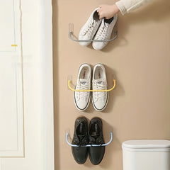 Foldable Bathroom Slippers Rack Wall Hanging Shoe Storage Rack