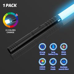 RGB Light Sword 15 Lights Breathing Mode USB Rechargeable