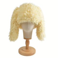 Bunny Plush Hat With Long Ears Beanie Hat Halloween Gift