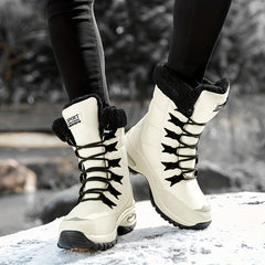 Waterproof Faux Fur Lined Snow Boots Women's Footwear