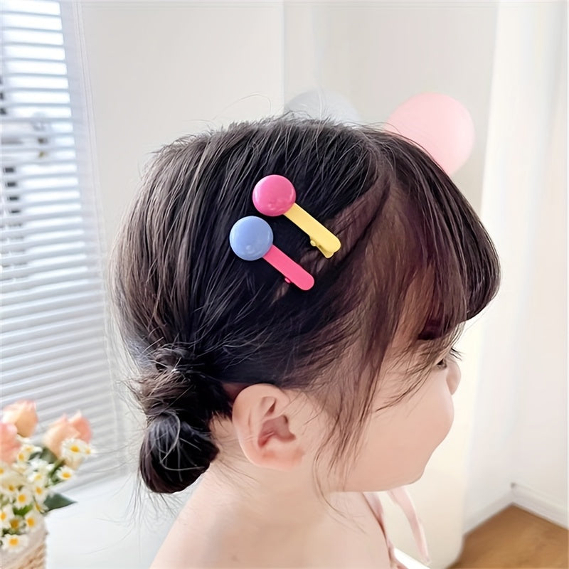 7pcs Heart Square Star Hairpin Girls Hair Accessories
