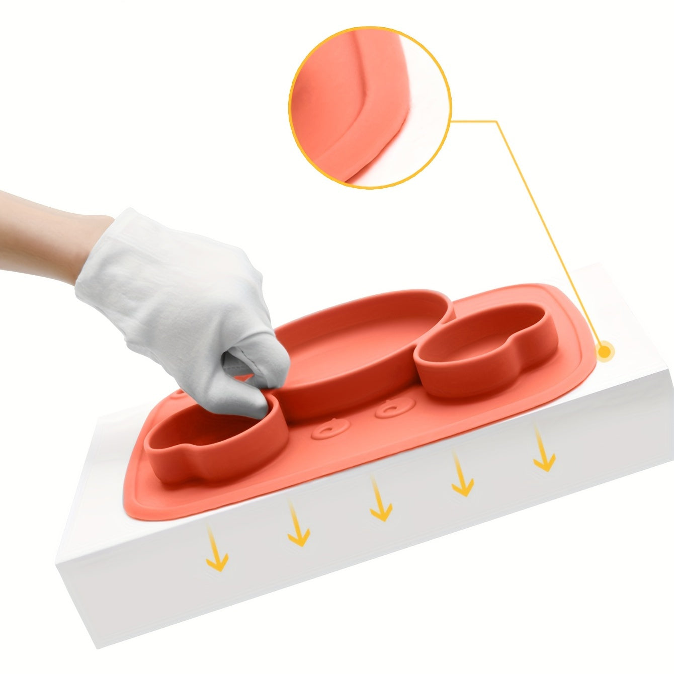 Crab Silicone Plate for Kids