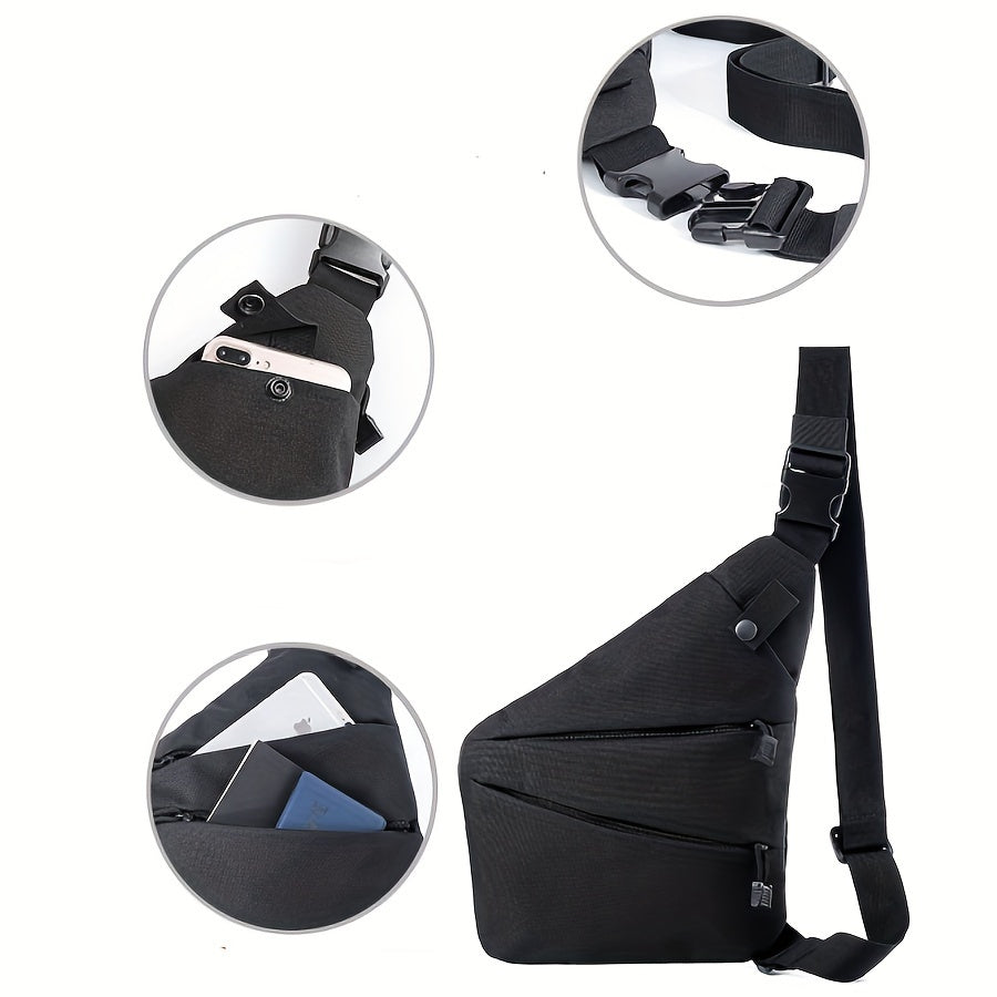 Outdoor Chest Bag for Cycling Mountaineering Lightweight Anti-theft Bag