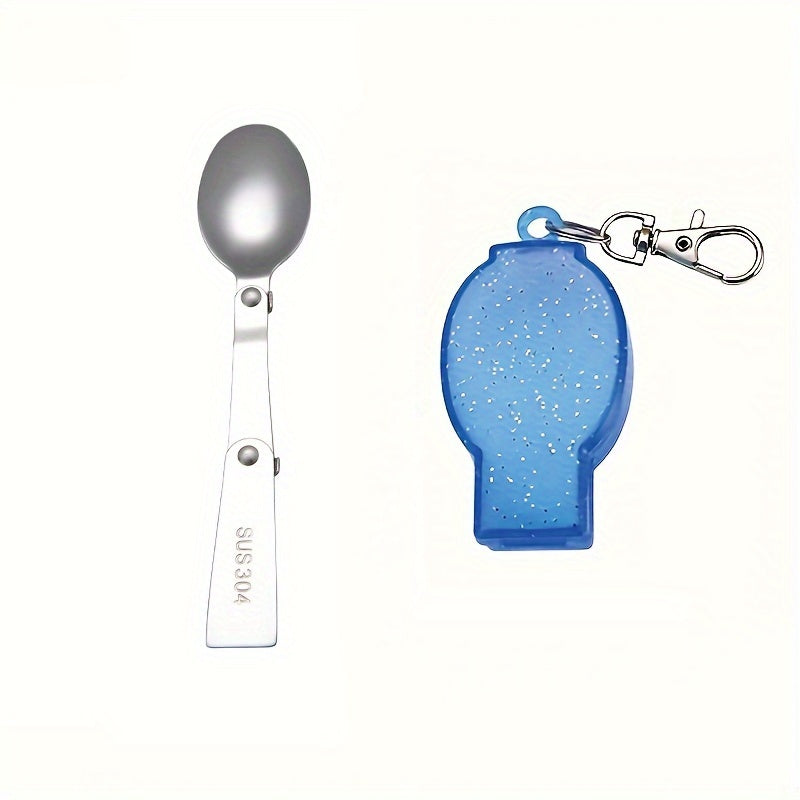 Portable Folding Tableware Camping Tool Spoon Fork