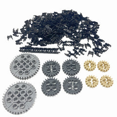Chain Gear Bags MOC Technology Accessories Mechanical Gear Building Blocks