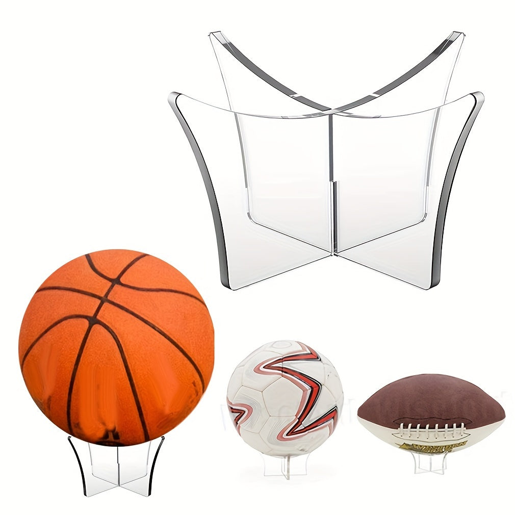 Acrylic Basketball Football Volleyball Holder Display Stand