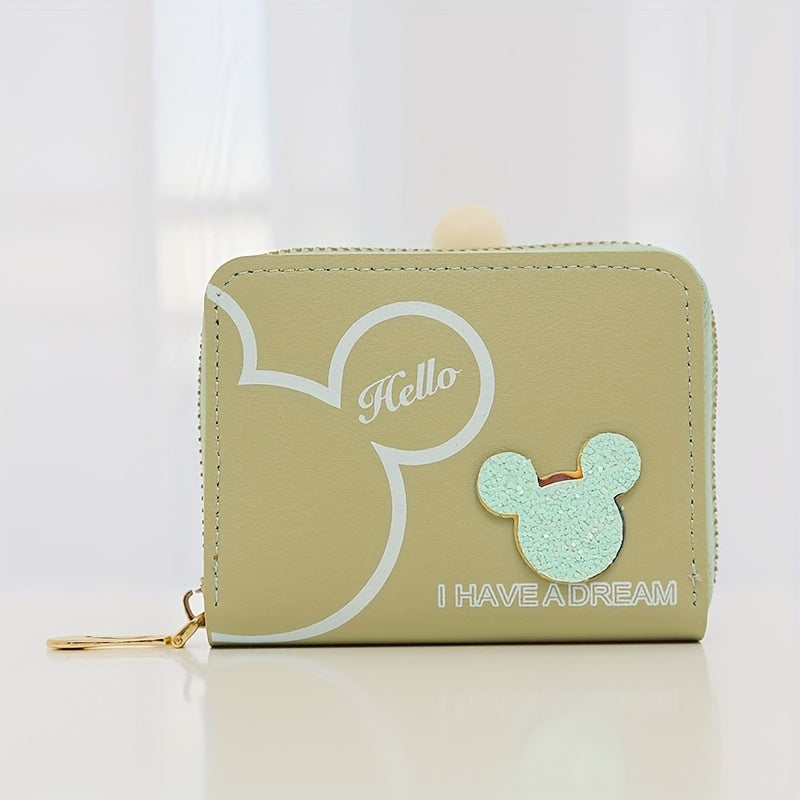 Children's Cartoon Zipper Coin Purse & Card Holder