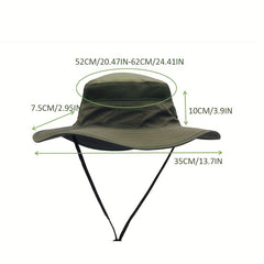 Breathable Wide Brim Cap Lightweight Sunscreen Mesh Hat