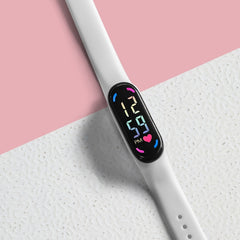 Kids Cartoon Love Sports Bracelet Touch Screen Electronic Watch