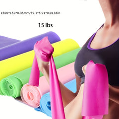 Yoga Stretching Band Fitness Resistance Tension Rope for Strength Training