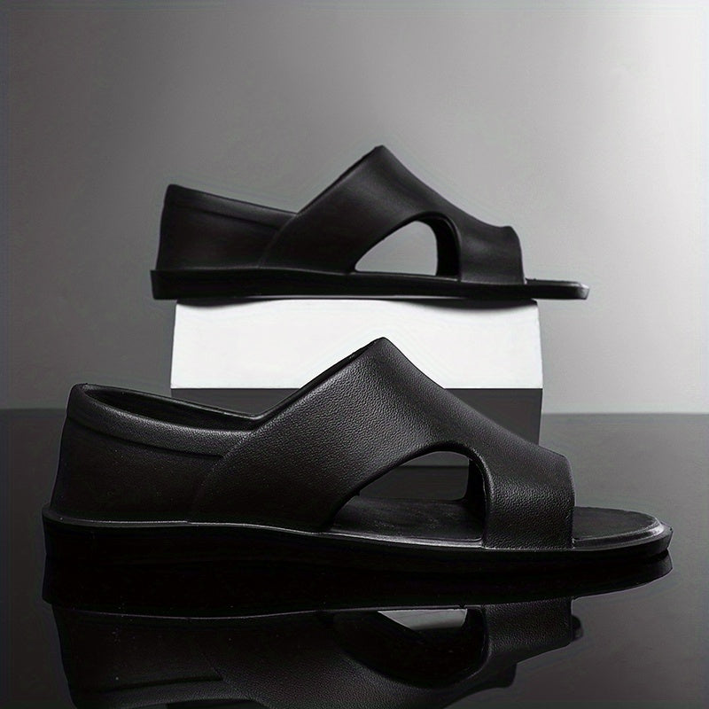Men's High Heels Sandals Quick Dry Open Toe Beach Shoes