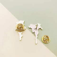 2pcs Plant Enamel Pins Set for Girls | Funny Button Pins Jewelry
