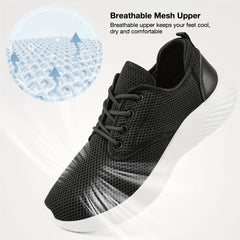 Breathable Mesh Running Shoes Lightweight Non Slip Sneakers