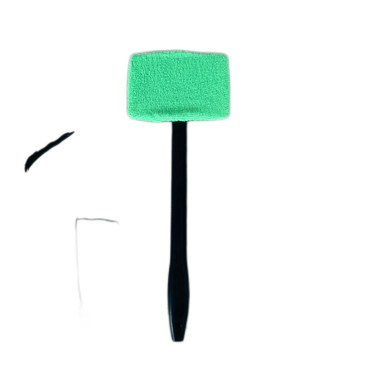 Car Front Glass Defogging Cleaning Brush Car Glass Wipe Scraping Water Artifact