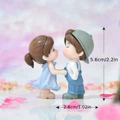 1pc PVC Couple Ornament Cake Decoration Wedding Holiday Gift Supplies