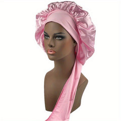 Candy Satin Bonnet Women Casual Sleeping Nightcap Shower Cap
