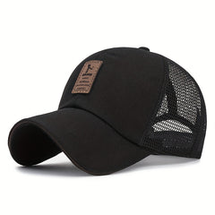 Embroidered Mesh Baseball Cap Unisex Outdoor Hat