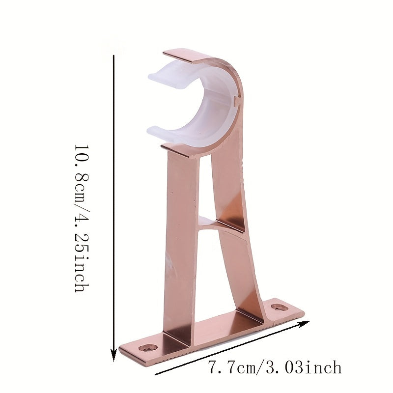 1pc Curtain Hook Curtain Rod Aluminum Alloy Bracket Bathroom Accessories
