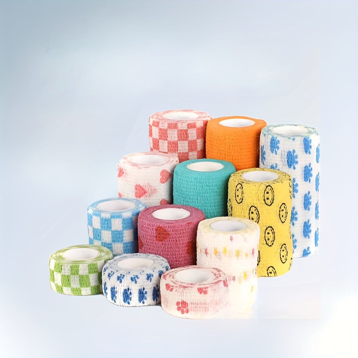 Pet Dog Cat Self Adherent Elastic Bandage Wrap Tape 5.08cm
