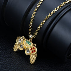 Boys Game Console Pendant Necklace Decorative Accessories Holiday Gift