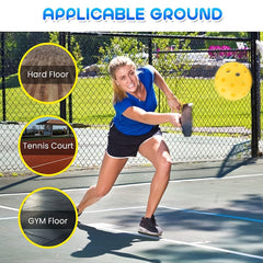 6pcs 40 Holes Durable Pickleballs for Training Competition