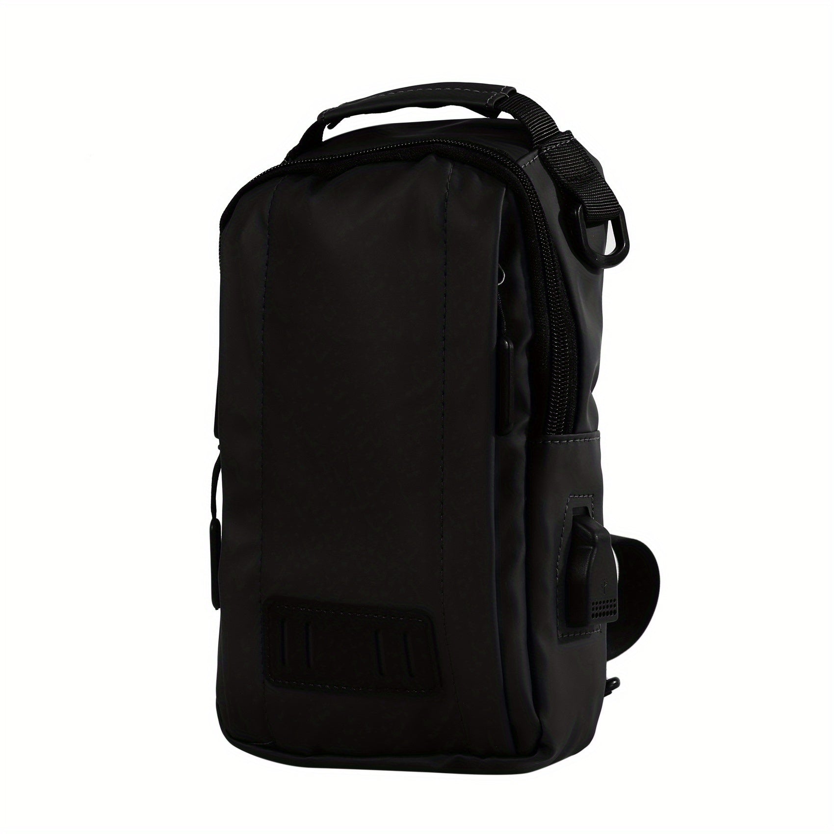 Men's Multifunctional Chest Bag USB Charging Waterproof Travel Shoulder Bag