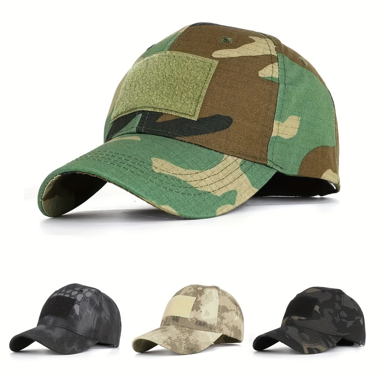 Men's Camo Baseball Cap Sun Visor
