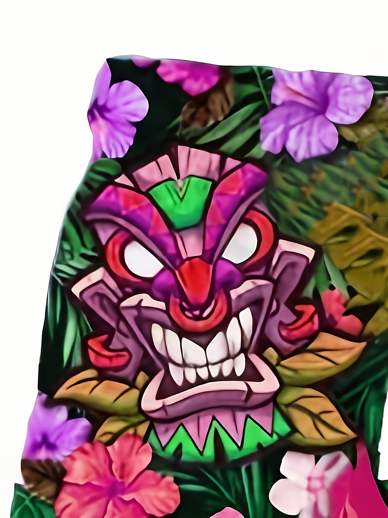 Cartoon Pattern Casual Stretch Drawstring Shorts Men's Pop Comfy Summer Shorts