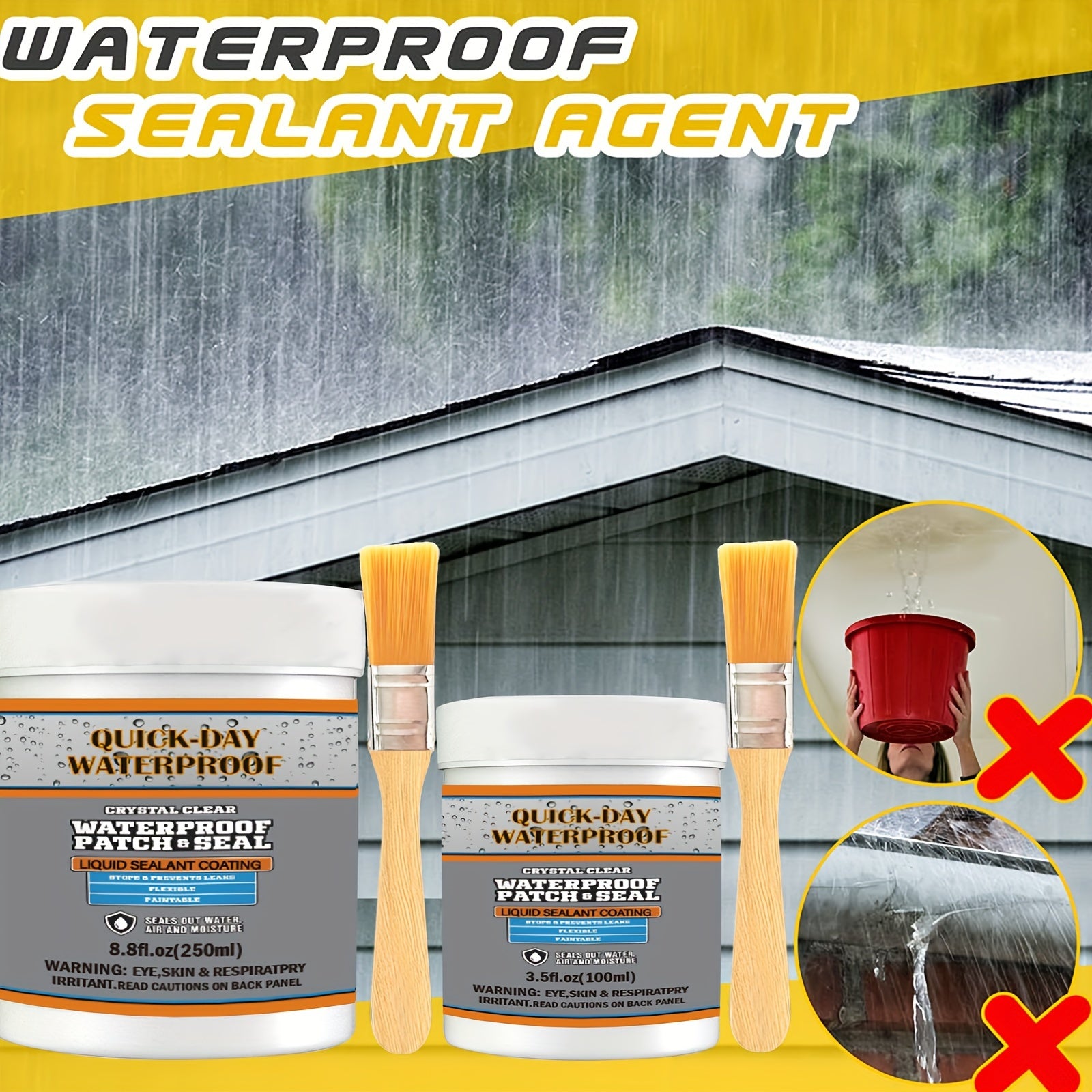1pc Waterproofing Agent Invisible Leak-proof Insulation Sealant