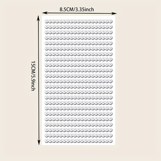 Pearl Under Eye Makeup Sticker Jewelry Decoration