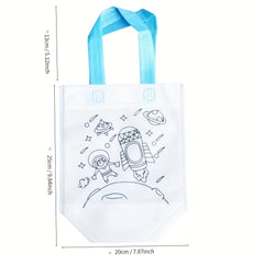 Watercolor Pens DIY Graffiti Bag Set Non-woven Fabric Art Material Package