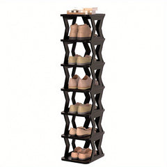 1pc Plastic Shoes Rack Space Saving Organizer