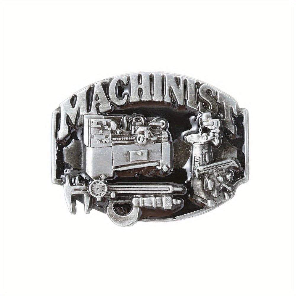 Machine Tool Craftsman Belt Buckle Men's Casual Decoration